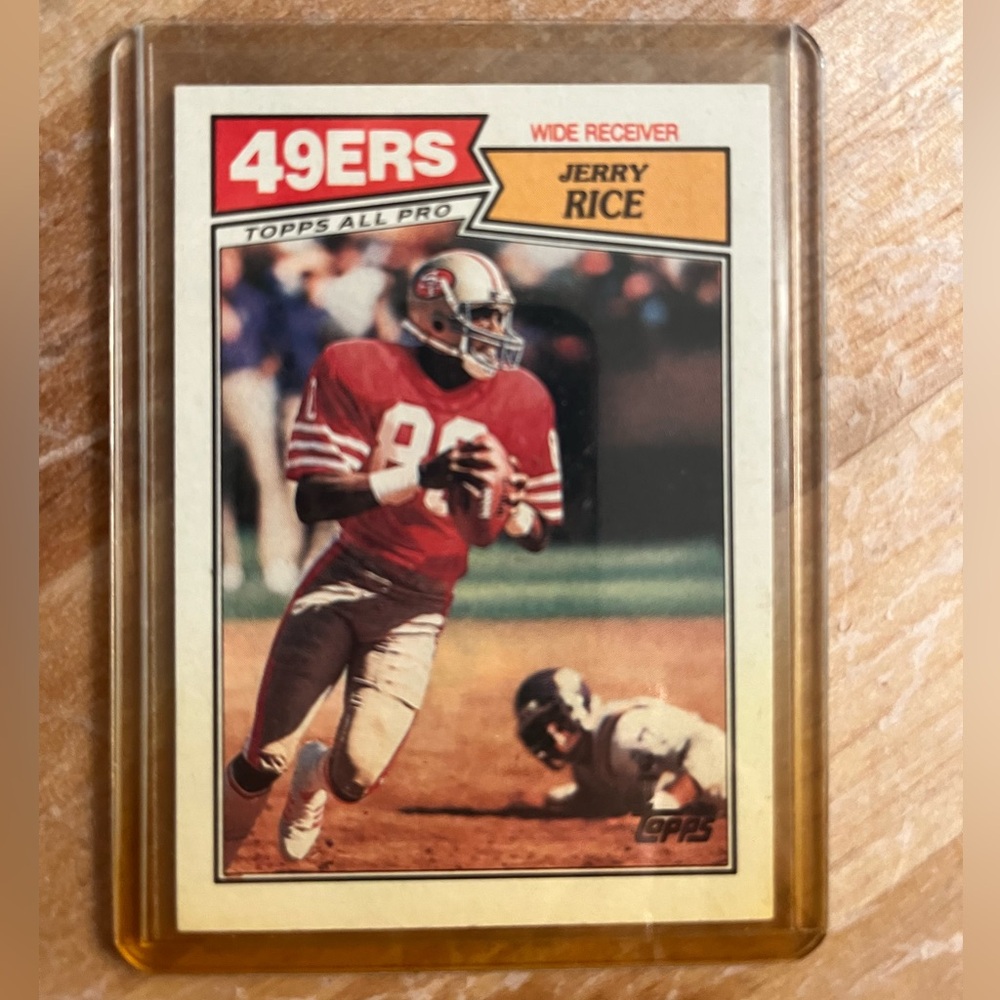Mint Condition Topps Jerry Rice Football Card